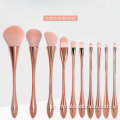 Rose Gold personalizado vegan maquiagem set 10pcs